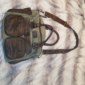 Billabong Large Green Satchel Bag